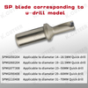 Fast Violent CNC Machine Tool Milling Carbide Insert Drill Blade Stainless Steel