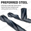 Twist Drill with Big Head Small Handle Drill Bit High Speed Steel