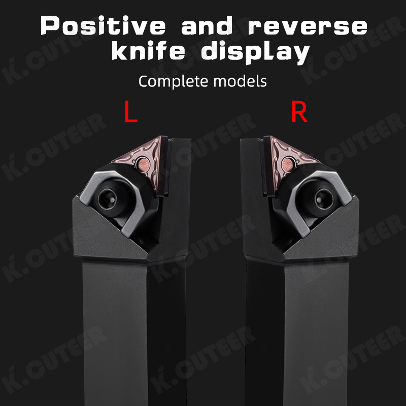 External Triangul Turning Tool Holder TNMG16 Carbide Inserts Lathe Cutting Tools Set