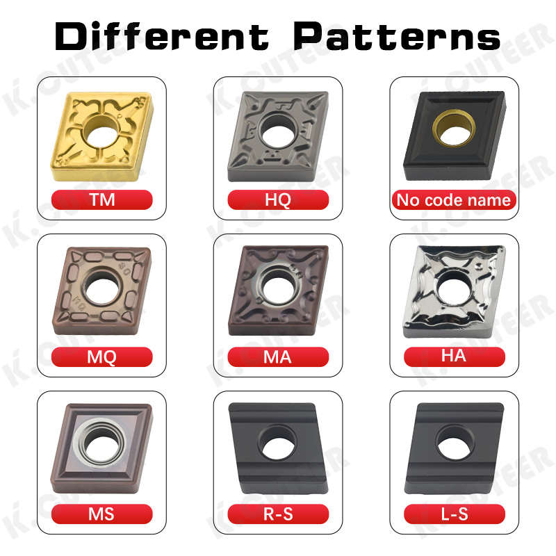 Carbide Insert for Mclnr External Turning Tool Cnmg12 Aluminium Blade Stainless Steel