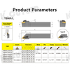  External Turning Tool Holder TNMG Carbide Inserts MTBNR Lathe Cutting Tools 
