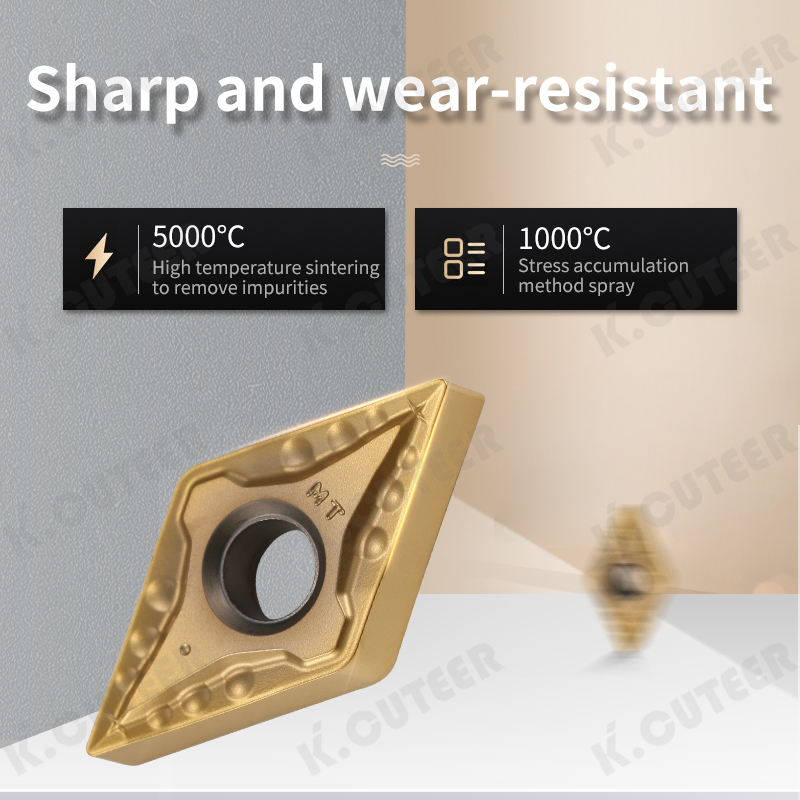 DNMG1504 Carbide Insert for Cermet MDJNR/L External Turning Tool