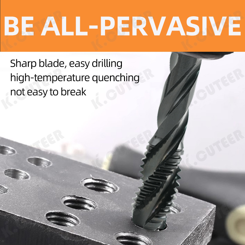 High-Speed Steel Taps with Cobalt for Aluminum and Steel