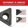 Versatile CNC Turning Tool with Triangular TCMT Cutting Insert