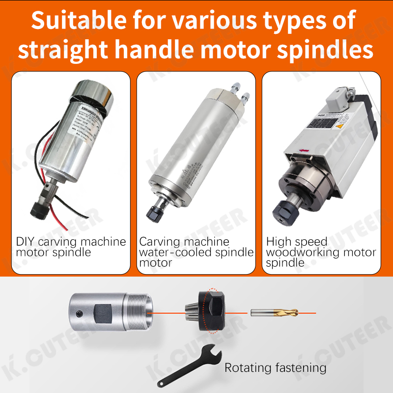 Motor Spindle Tool Holder Extension Rod Drill Chuck Tool Holder