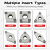 CBN Insert Metal Turning Tools for Processing Hardened Steel Cast Iron