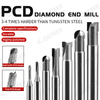 Premium PCD Diamond End Mills for Precision Cutting Applications
