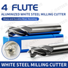 High-Speed Steel 4-Flute Milling Cutter for CNC Machines