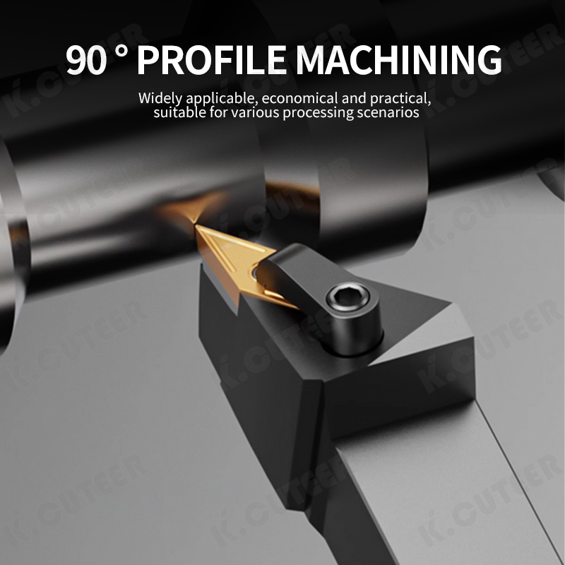 WVJNR Precision CNC External Tool Holder for 93-Degree Turning
