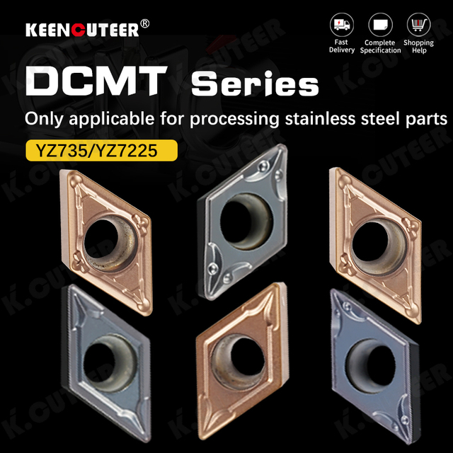 CNC Cutting Tool Dcmt Yz735 Yz7225 Stainless Steel Diamond-Shaped Small Cutting Insert