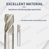 Durable 4 Flute White Steel Milling Cutter for Efficient Cutting