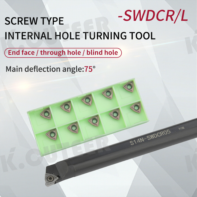 Swdcr Screw Type Alloy Internal Bore CNC Tool Holder