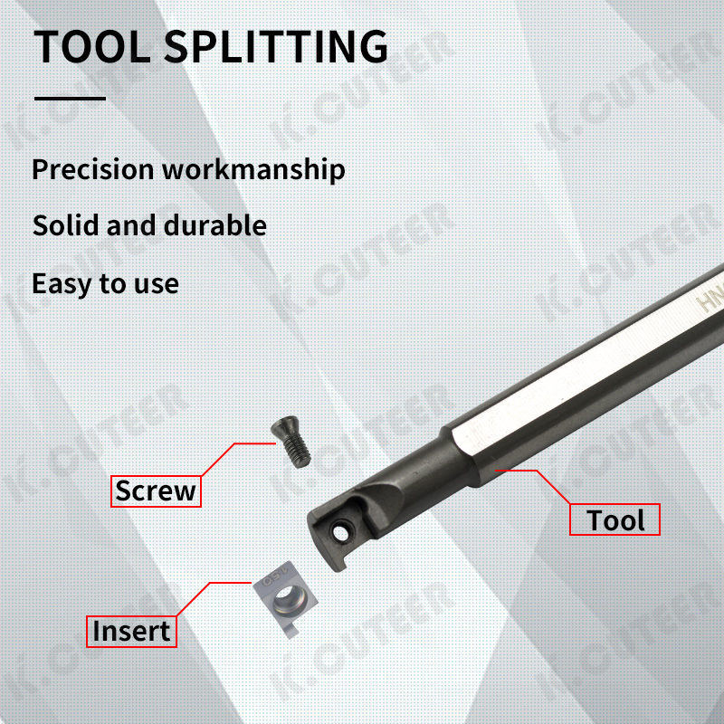 Hardened Anti-Vibration High-Speed Steel Internal Turning Tool Shank for CNC Lathe
