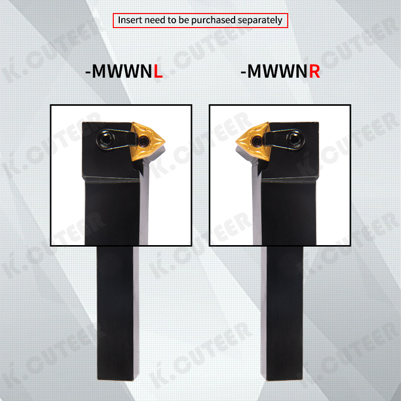 CNC External Turning Tool with Wnmg Carbide Insert 