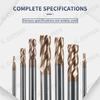 Precision 60-Degree Tungsten Steel Alloy Milling Cutter Tool