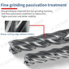 60-Degree Tungsten Steel End Mill 4-Flute Black Coated Specialized for Stainless Steel