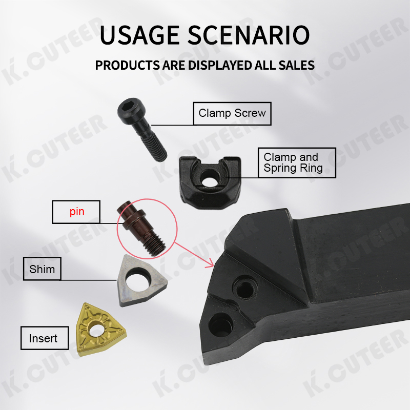 Tool Accessories Dowel Pin CNC Lathe Tool Pad Screw Blade Fastening
