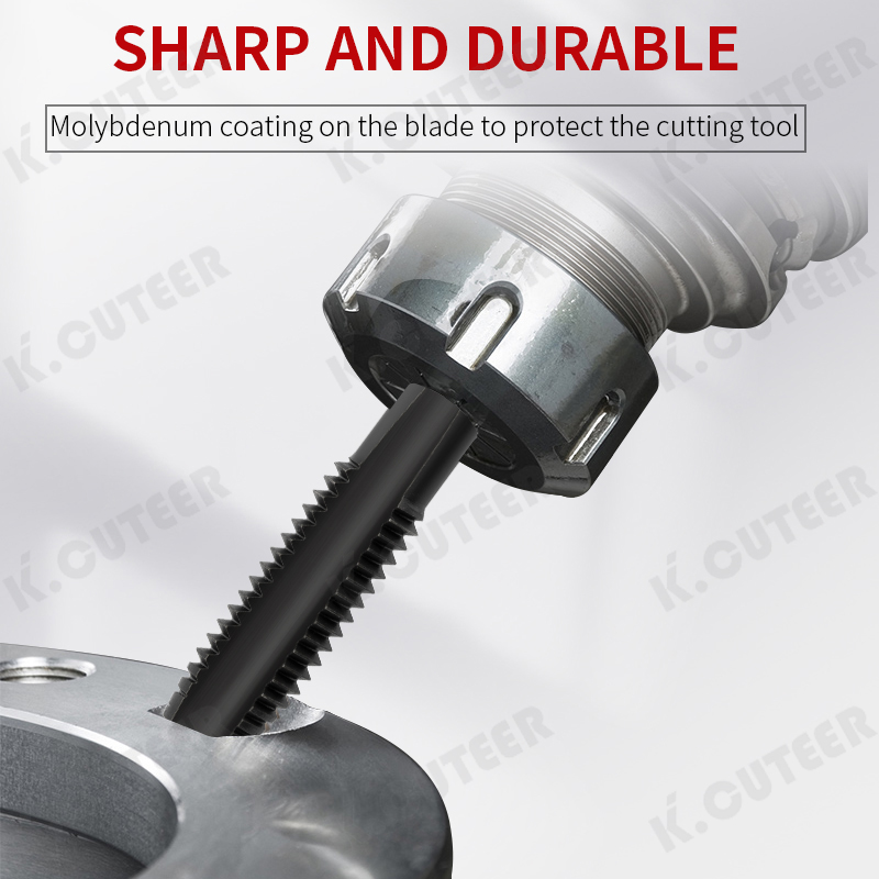Machine Tap Black Spiral Tap Metric Metal Self-Tapping Thread Tap