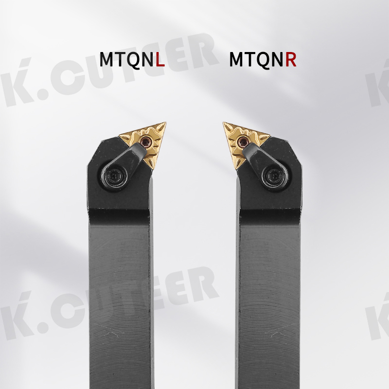 CNC External Cylindrical Turning Tool Holder Triangular Mtqnr Face Machining