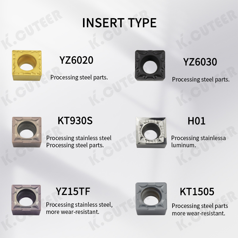 CNC Tool Lathe Tool Holder 75-Degree External Turning Tool