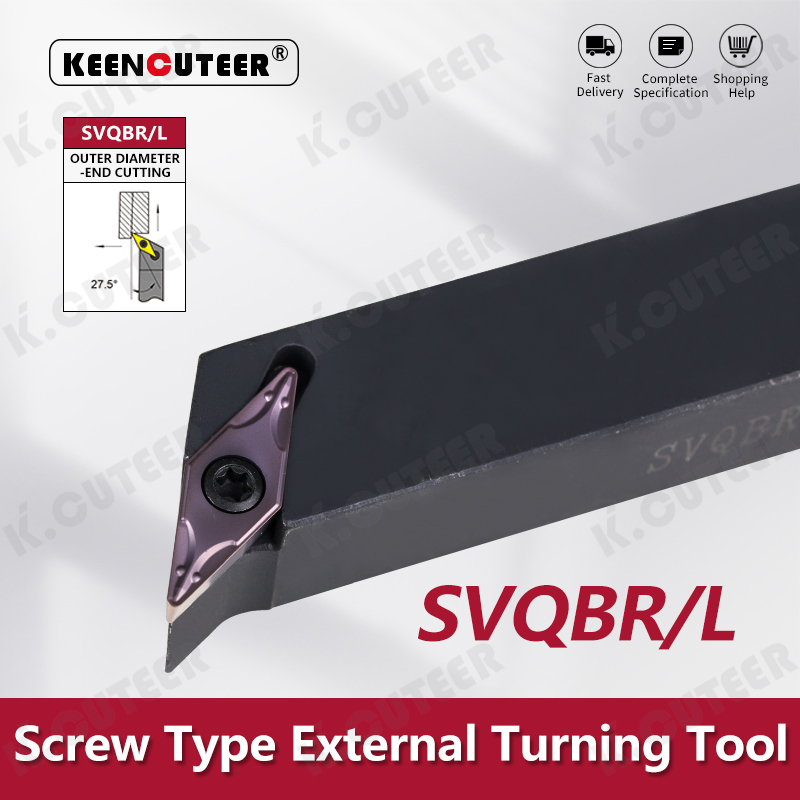 External Turning Tool Svqbr Svqbl Cutter Bar CNC Lathe Bar Turning Holder