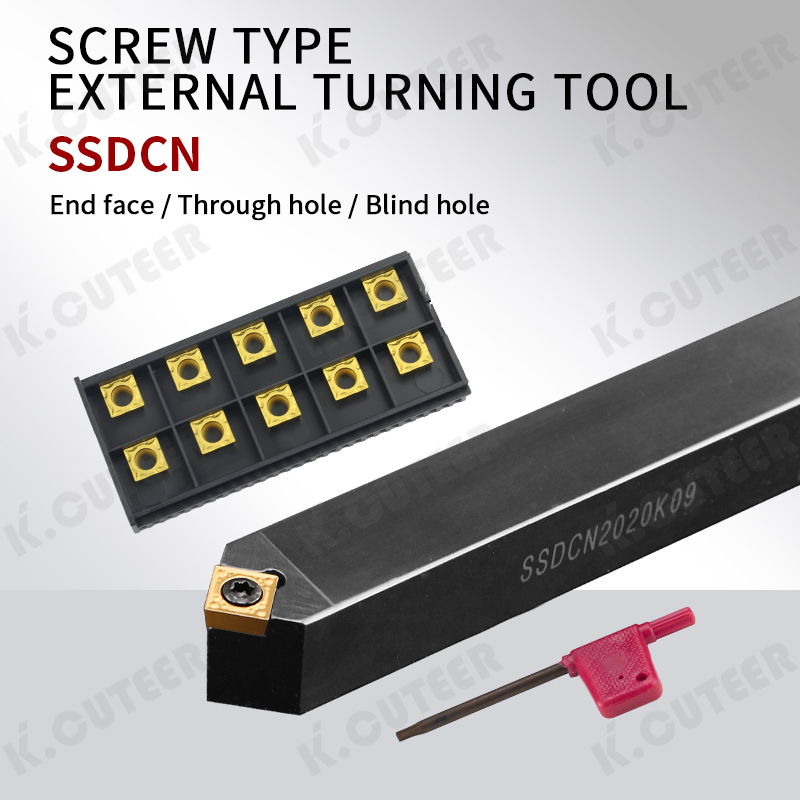 CNC Lathe 45° Tool Holder Ssdcn External Turning Tool