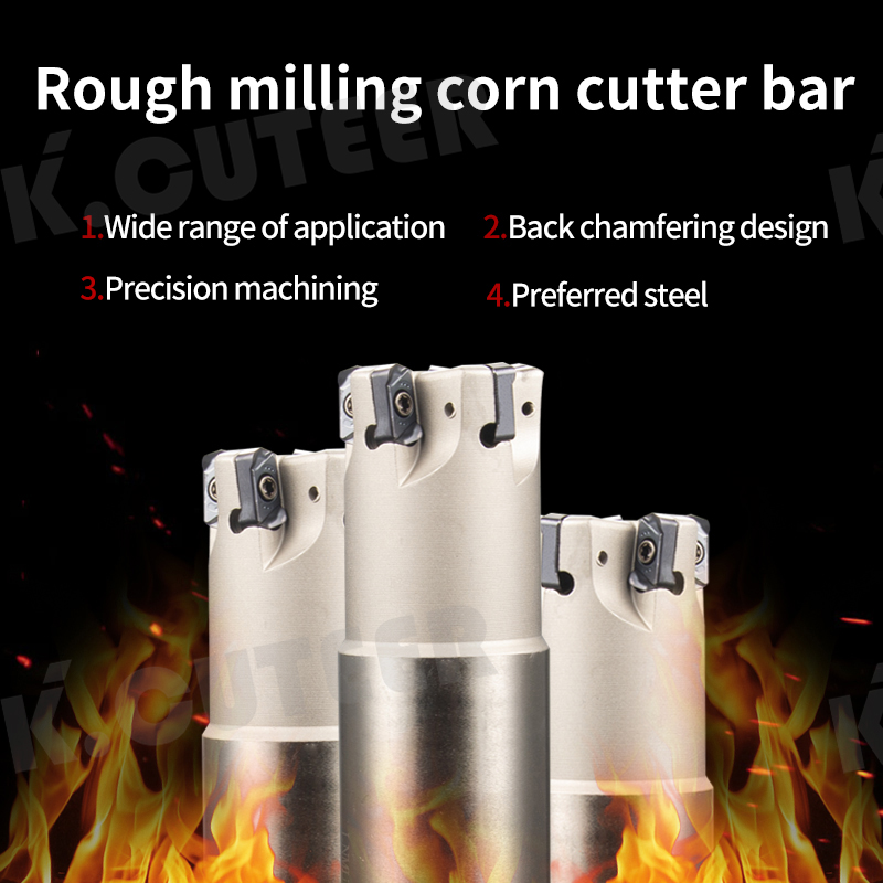 CNC Lnmu03 High-Feed Tool Holder Rapid End Milling Cutter