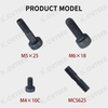 CNC Tool Accessories W-Type Clamping Plate Screw Large Head Rivet Screw