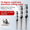 55-Degree Aluminum Tungsten Steel Milling Cutter CNC Machining Center Vertical Milling Cutter