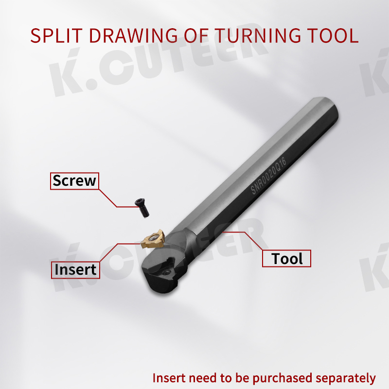  CNC Internal Thread Turning Tool rod 16IR Inserts Lathe SNR Holder