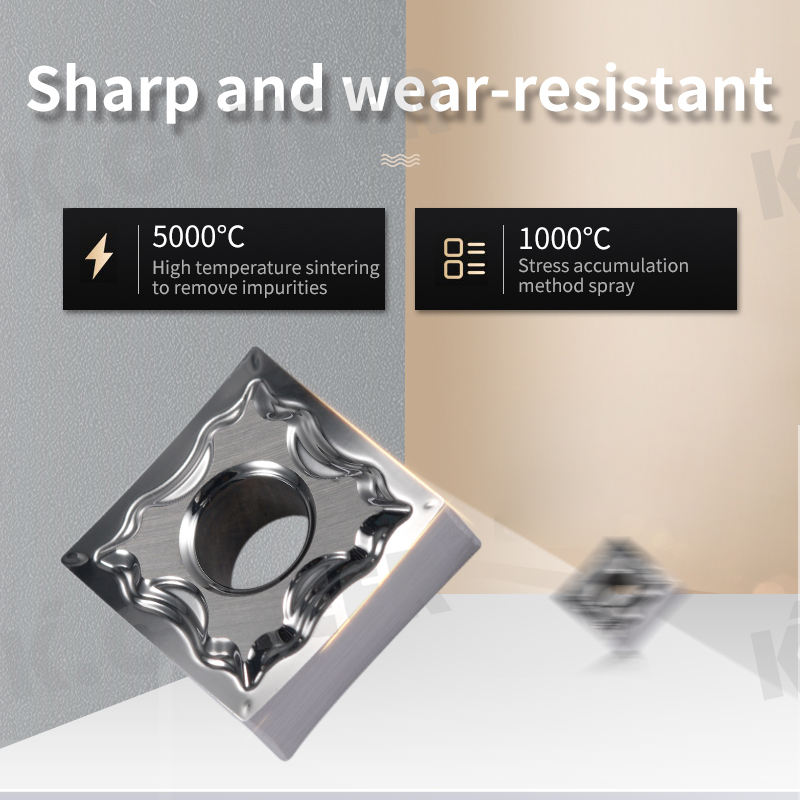 SNMG Carbide Insert for Aluminum MSSNR/L External Turning Tool
