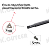 Internal Turning Tools TPGH Insert large handle small head turning tool shank