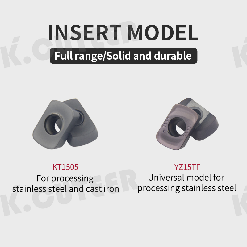 CNC Tool Cemented Carbide Blade EPNW High Feed Fast Cutting End Milling Cutter