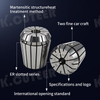 1/5pcs 0.015 ER ER25/32/40 Precision Spring Collet Chuck 1MM-20MM 