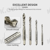 M6*1/M4*0.7/M8*1.25 CNC machining and turning parts aluminum tap