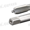 Machine taps with straight grooves