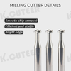 CNC machining machine tool tungsten steel alloy T-slot milling cutter End mills