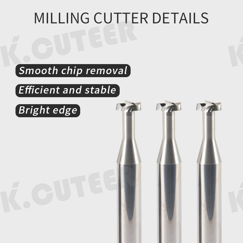 CNC machining machine tool tungsten steel alloy T-slot milling cutter End mills