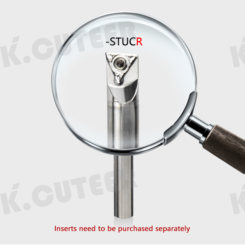 STUCR Internal Hole Turning Tool TCMT/TPMT Carbide Blade Lathe Tool Set