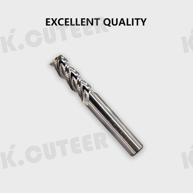 HRC60 Milling Cutter Tungsten Steel Alloy Coating Carbide for Aluminium Parts