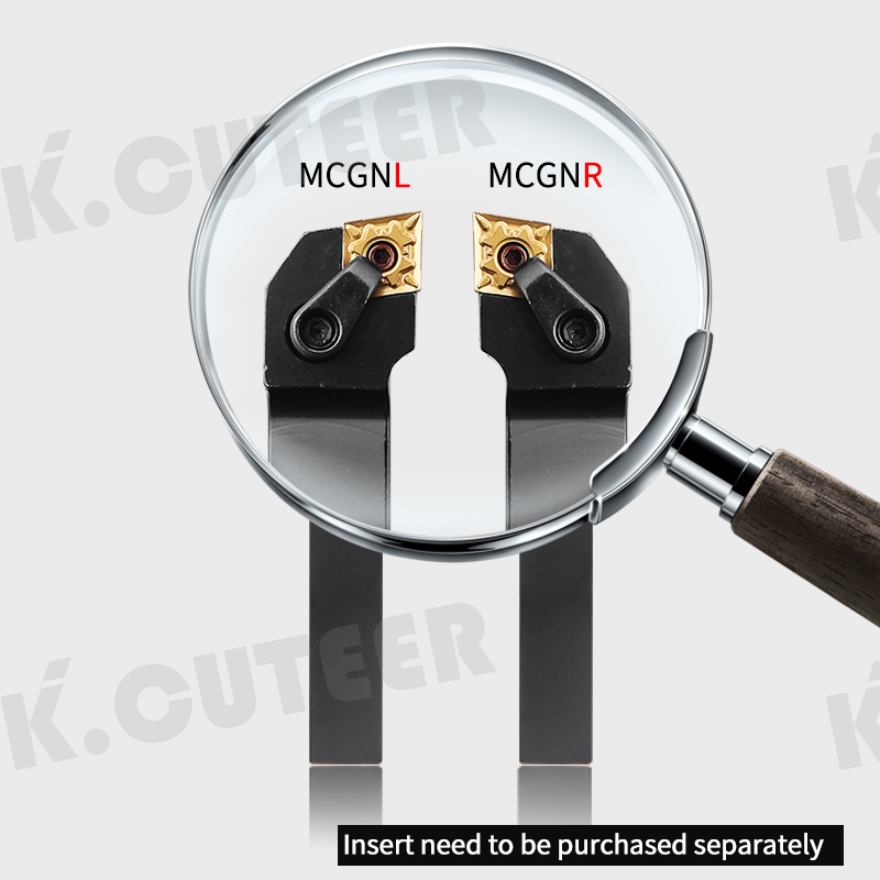 MCGNR/L External Triangul Turning Tool Holder CNMG Carbide Inserts Lathe Cutting Tools 
