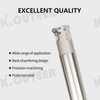 Round Nose Milling Cutter anti-vibration TRS Indexable End Mill 