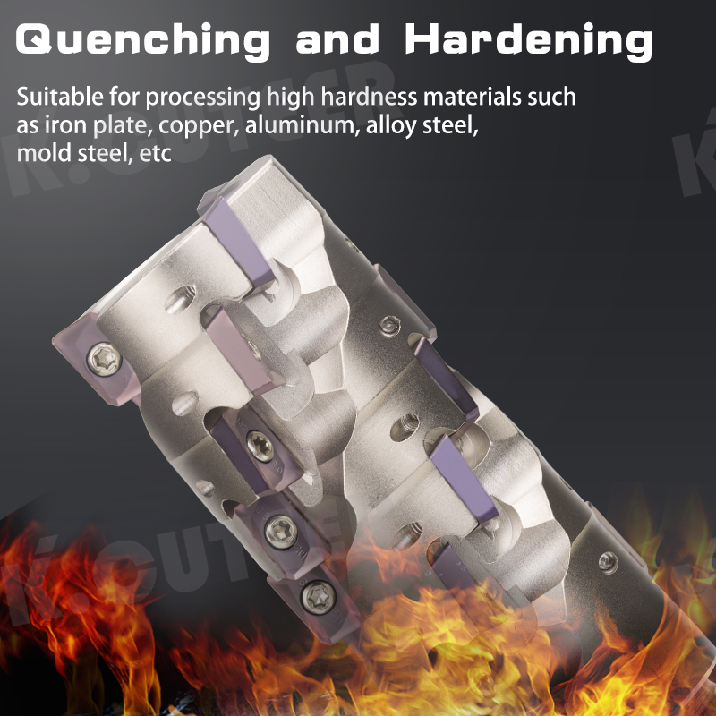 End Face CNC Milling Cutter Disc Helical Milling Cutter Bar Corn Cob Insert APMT1604