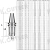  ER Dynamic Balance Toolholder 0.003 High-Precision Milling Tool Holder CNC Machining Center