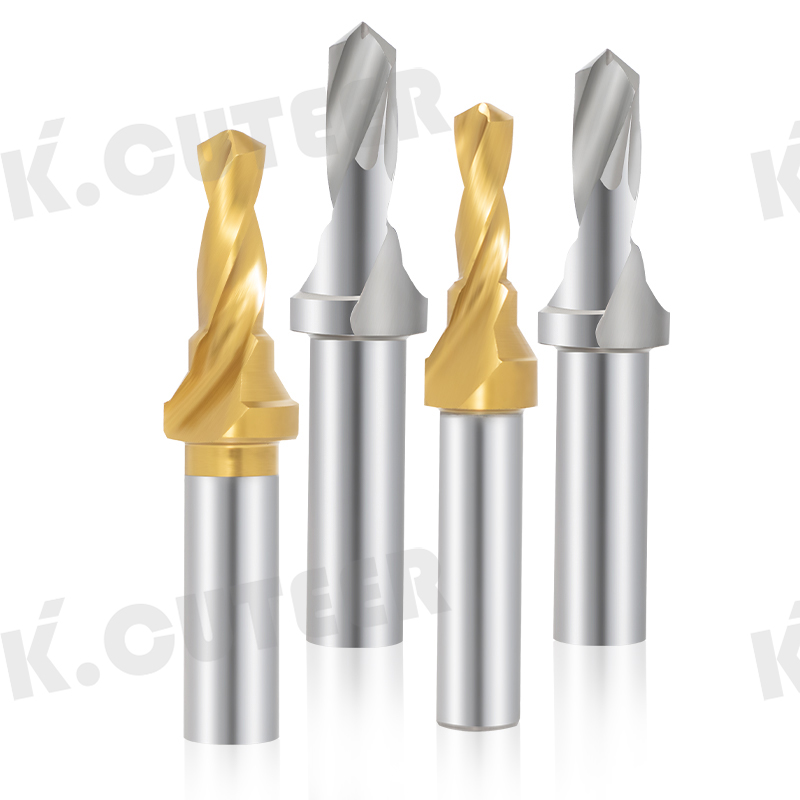 Titanium Plated C-Shape Center Drill Coated High Speed Steel Positioning Chamfering Drill 