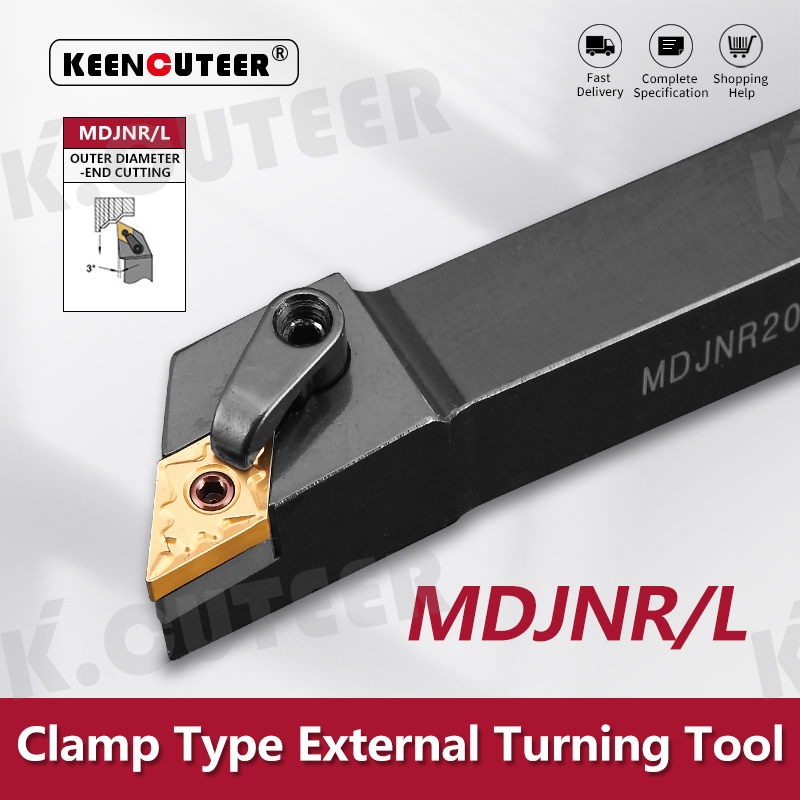 External Turning Tool Holder DNMG Carbide Inserts MDJNR Lathe Cutting Tools 