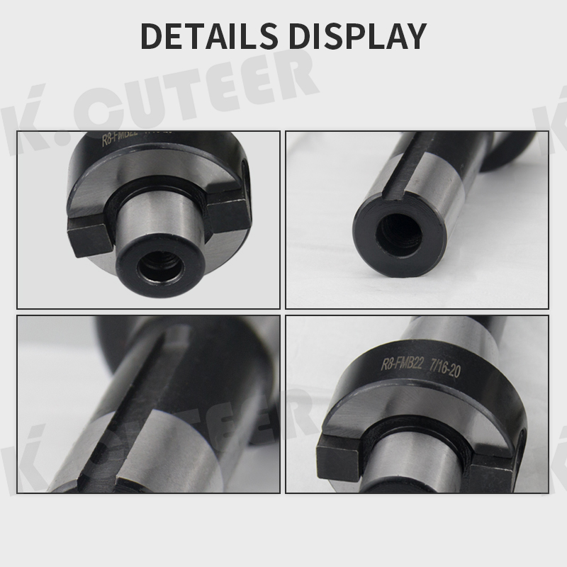 High precision CNC tool shank r8-FMB22 plane milling tool shank milling machine