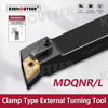  External Turning Tool Holder DNMG Carbide Inserts MDQNR/L Lathe Cutting Tools Set