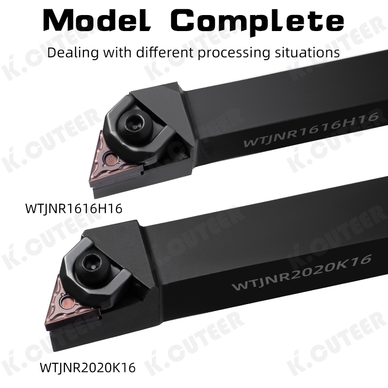 External Triangul Turning Tool Holder TNMG16 Carbide Inserts Lathe Cutting Tools Set