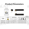 External Turning Tool Holder TNMG Carbide Inserts MTWNR/L Lathe Cutting Tools